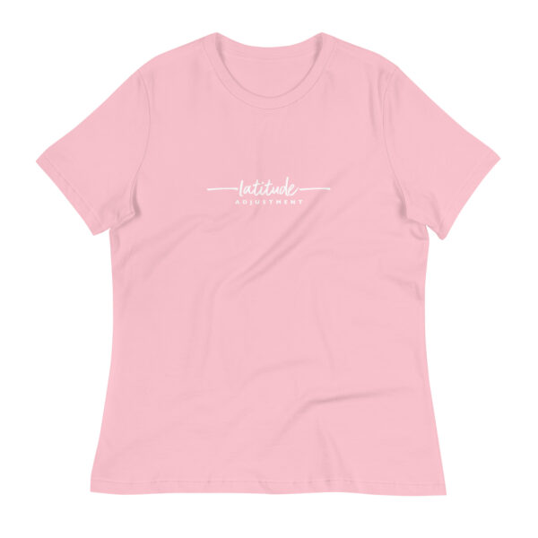 Latitude Adjustment Women's T-Shirt in Pink from Wander with Direction