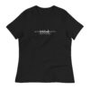 Latitude Adjustment Women's T-Shirt in black from Wander with Direction