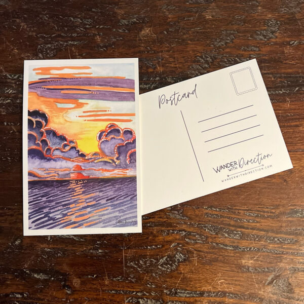 Lake Michigan Sunset Postcard 10-Pack