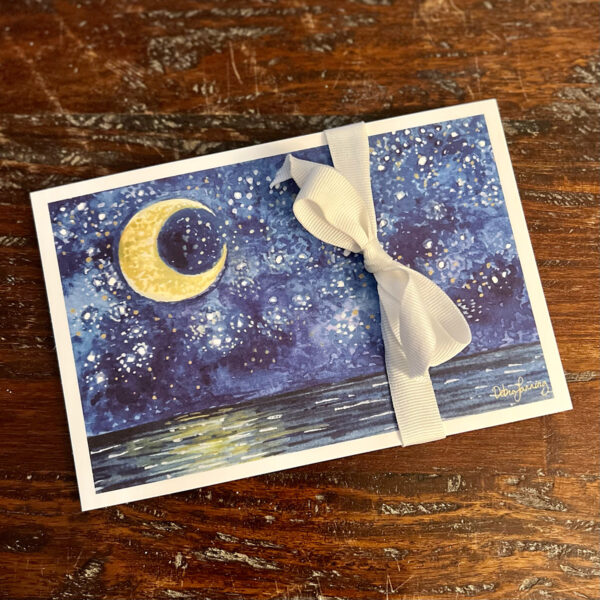 Starry Night Lake Postcard 10-Pack