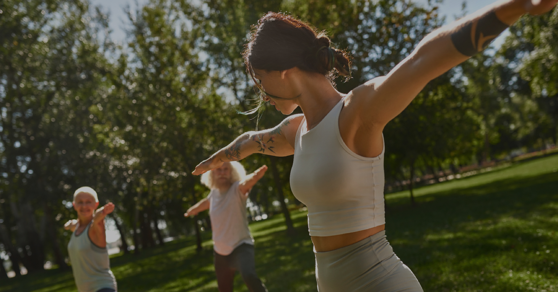 Yard Yoga at Wander with Direction