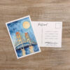 Mackinac Bridge Moon Postcard 10-Pack by Wander with Direction