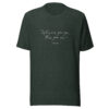 Where Ever You Go There You Are Quote from Confucius Unisex T-Shirt in heather forest green from wander with Direction