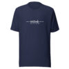 Latitude Adjustment Unisex T-Shirt in navy from Wander with Direction