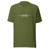 Latitude Adjustment Unisex T-Shirt in olive from Wander with Direction