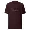 Where Ever You Go There You Are Quote from Confucius Unisex T-Shirt in oxblood from Wander with Direction
