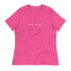 Wanderlust Women's T-Shirt in berry from Wander with Direction