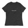 !Important CSS Code Women's T-Shirt in dark gray heather from Wander with Direction