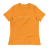 Wanderlust Women's T-Shirt in heather marmalade from Wander with Direction