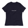 !Important CSS Code Women's T-Shirt in navy from Wander with Direction