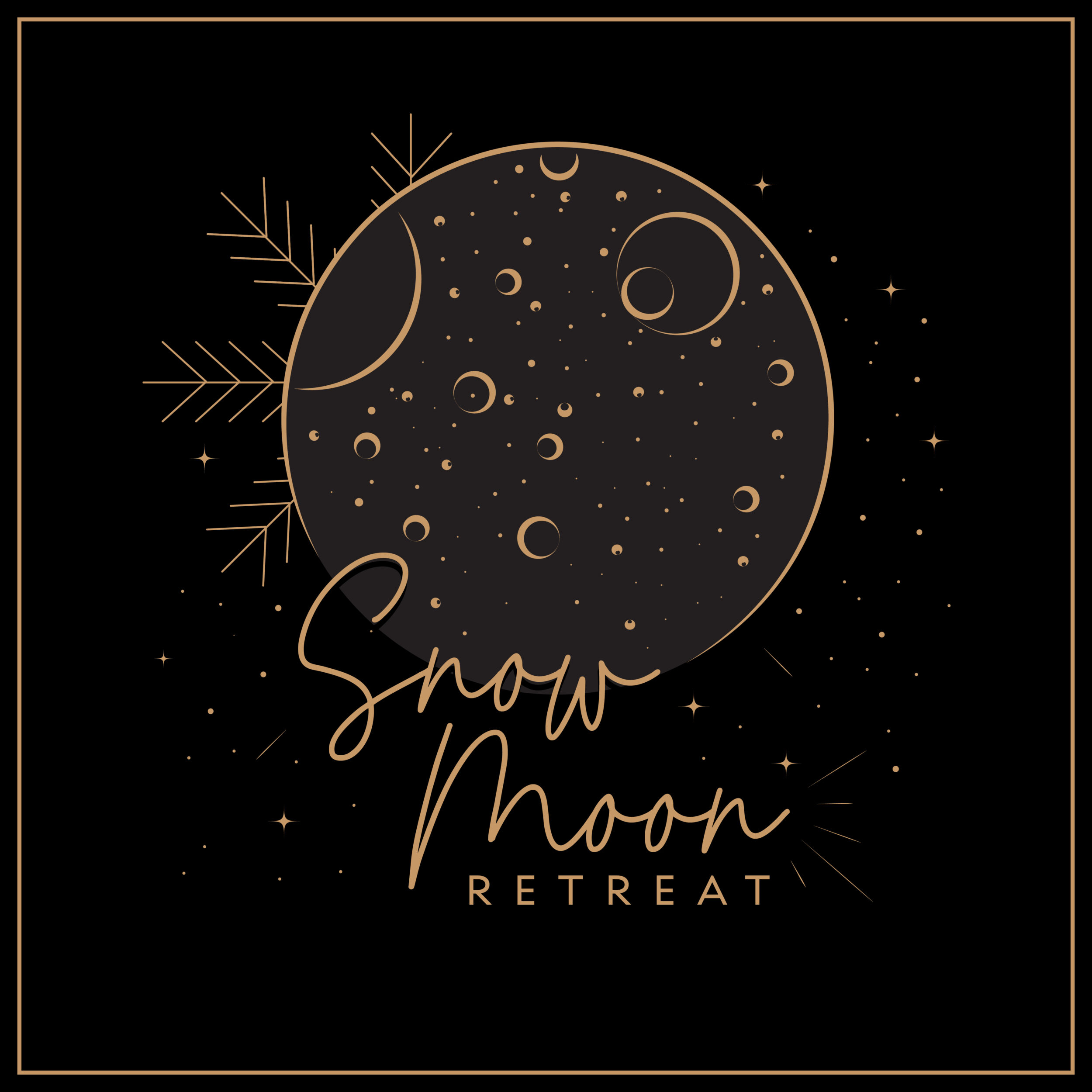 Snow Moon Retreat Logo