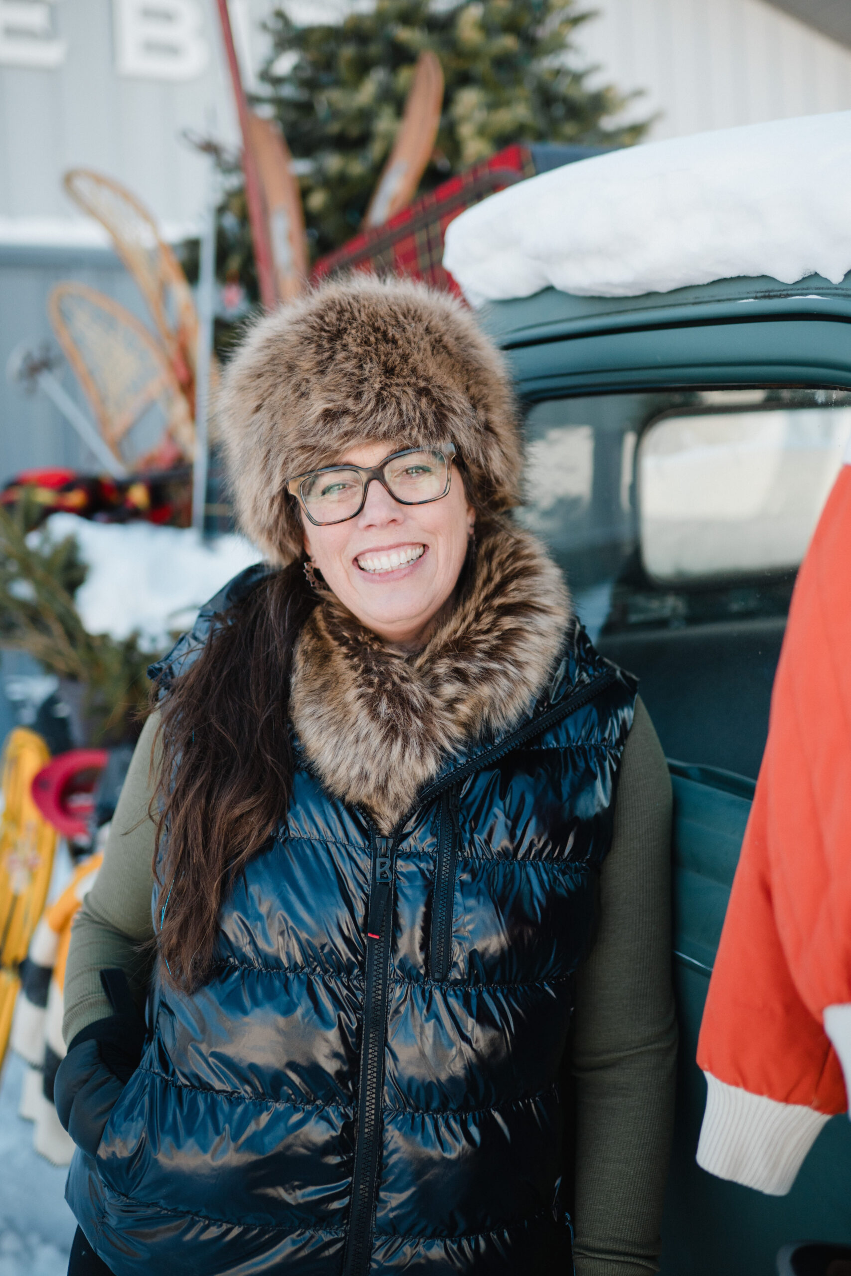 Deb in Winter Fashion