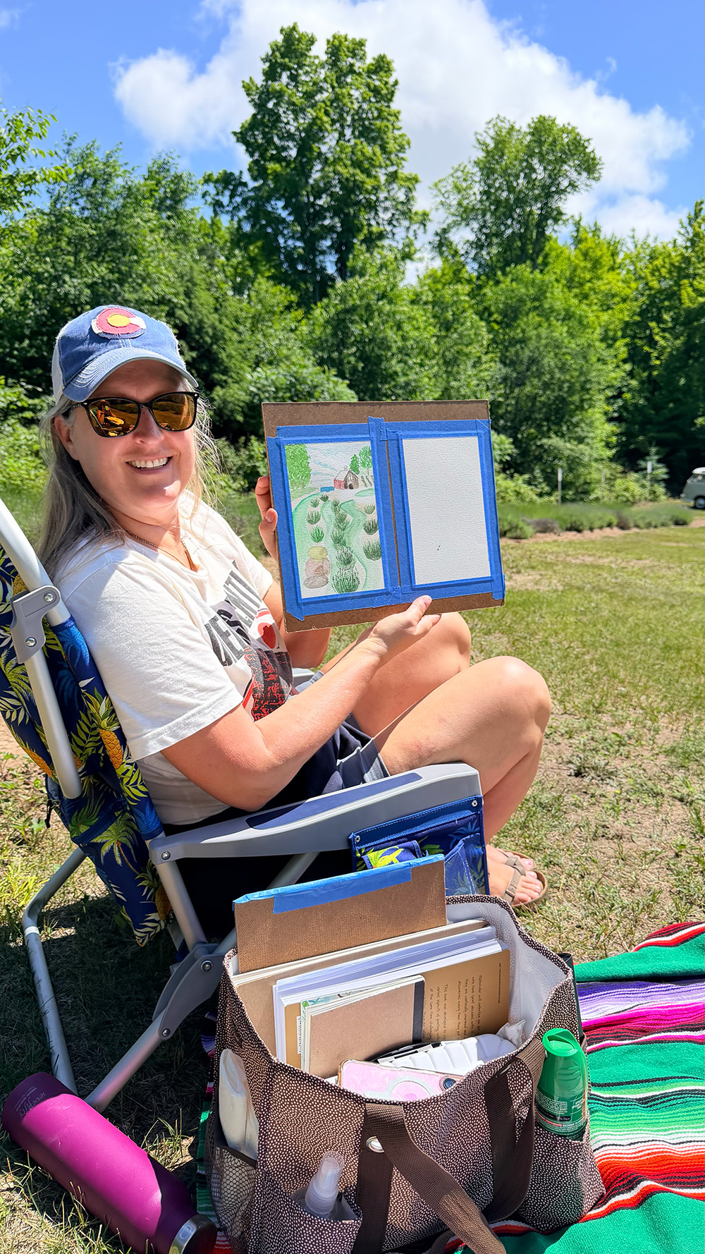 Field Trip Participant Painting